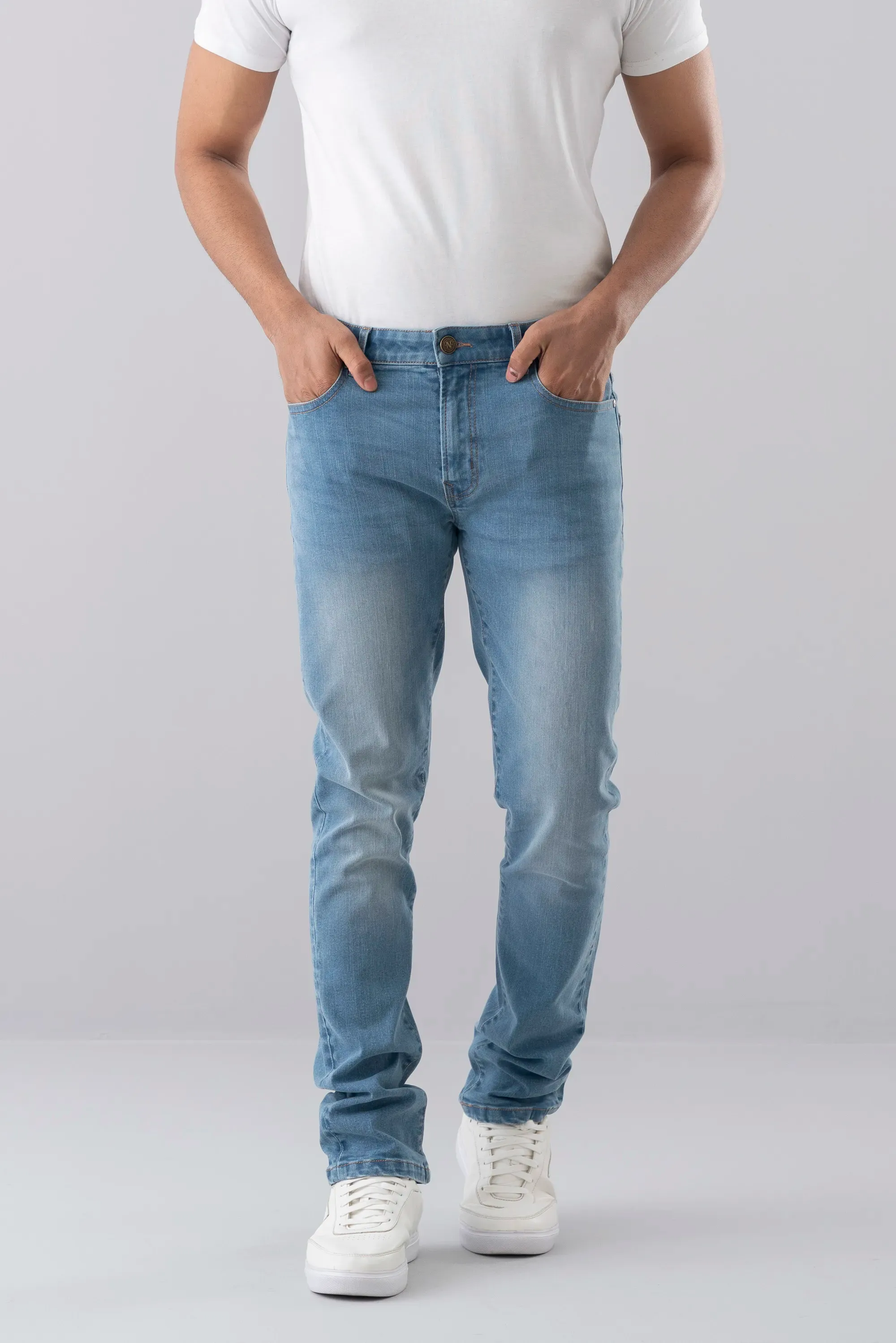 Signature Straight Blue Jeans