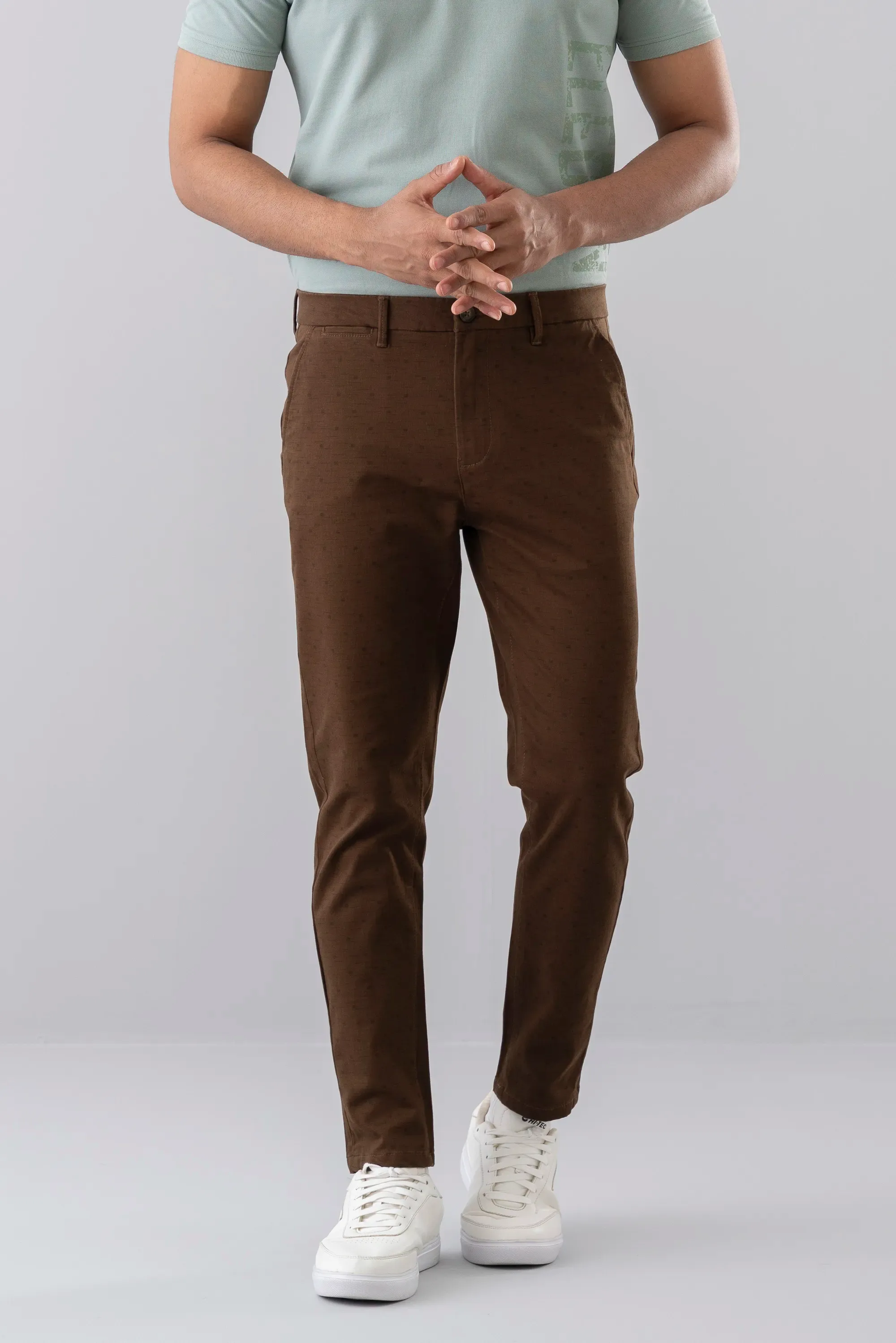 Mocha Textured Signature Chino