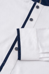 Ivory Edge Panjabi button