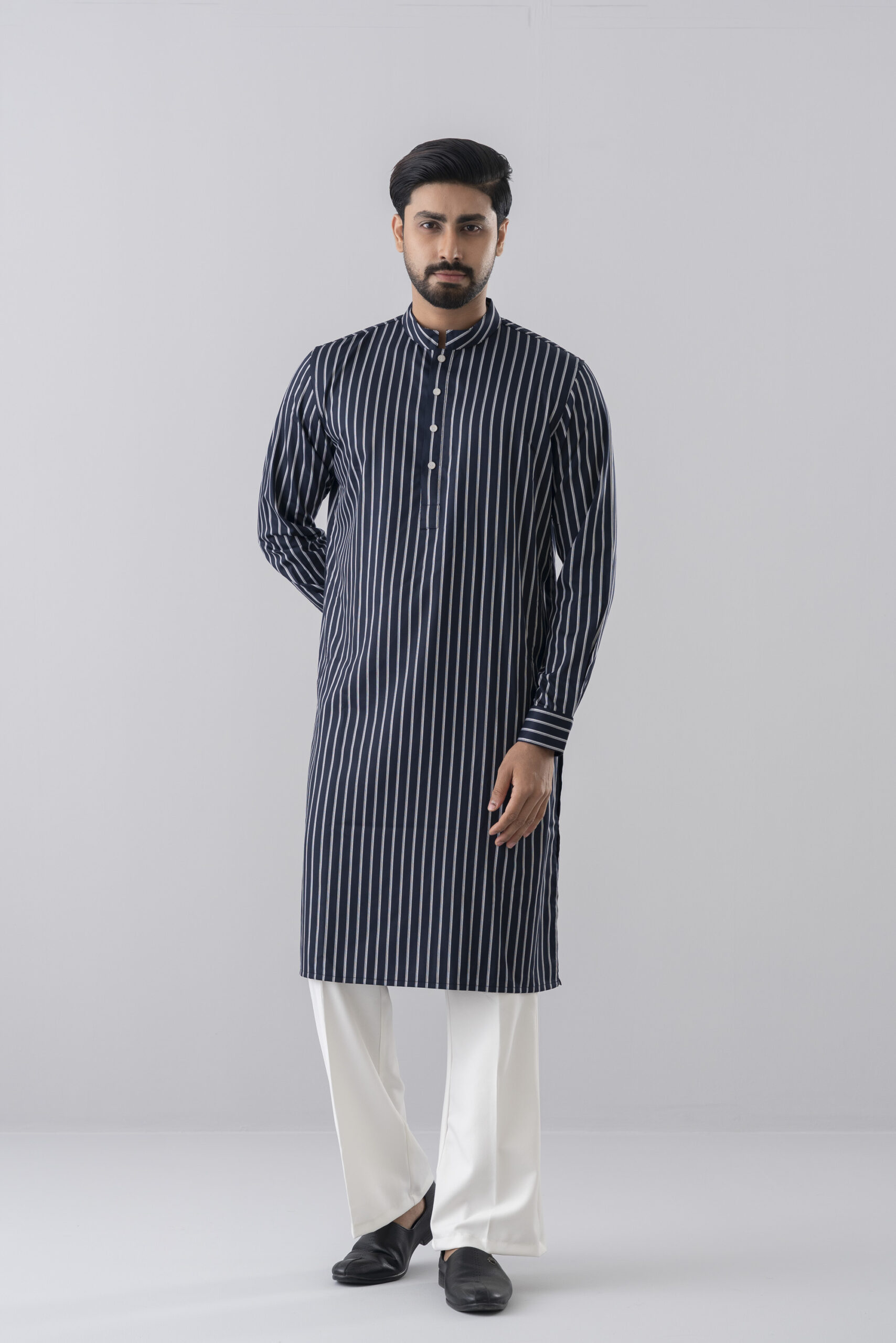 Midnight Stripe Panjabi