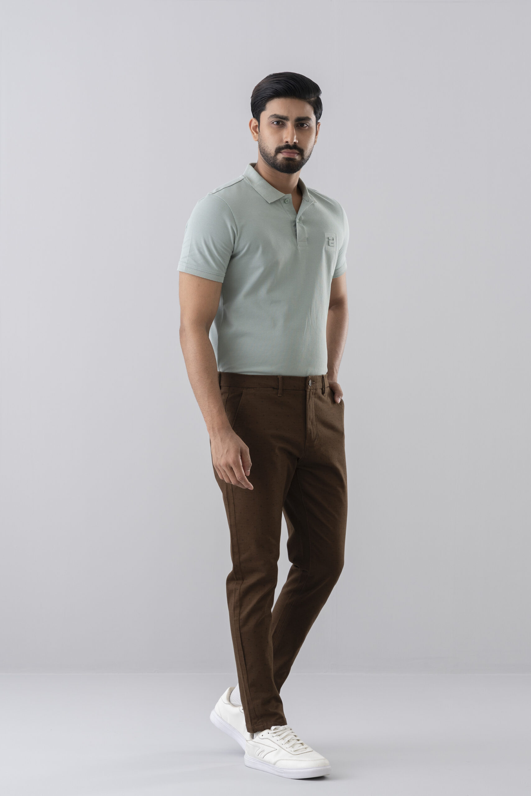 Mocha Textured Signature Chino