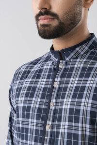 Navy Check Panjabi front4