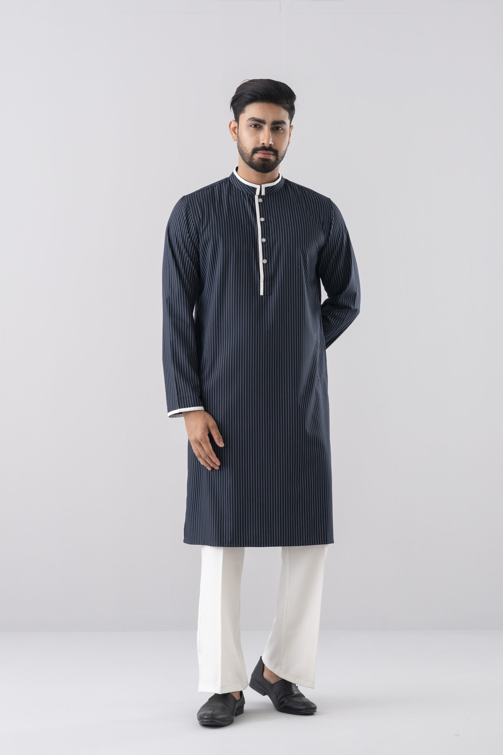 Pinstripe Classic Panjabi