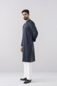 Pinstripe Classic Panjabi side