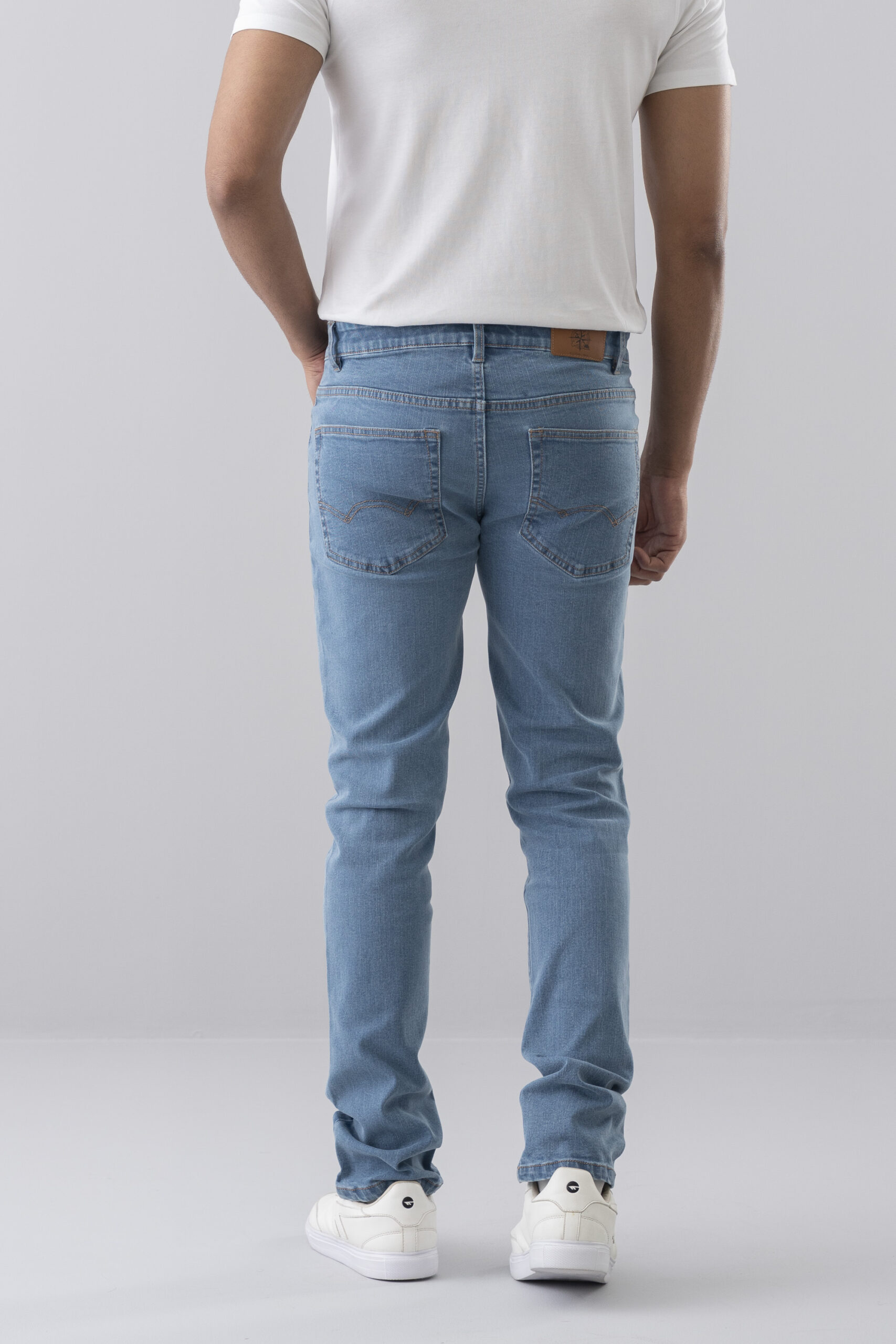Second image of Signature Straight Blue Jeans