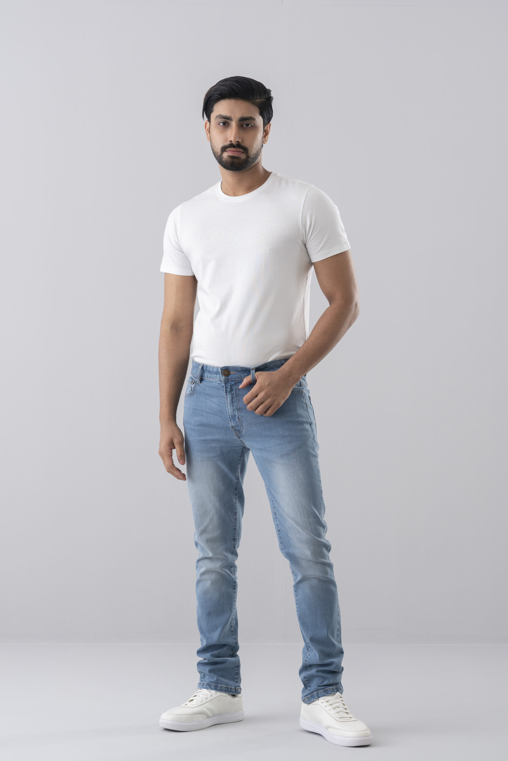 Signature Straight Blue Jeans