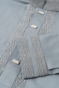 Silver Thread Panjabi button